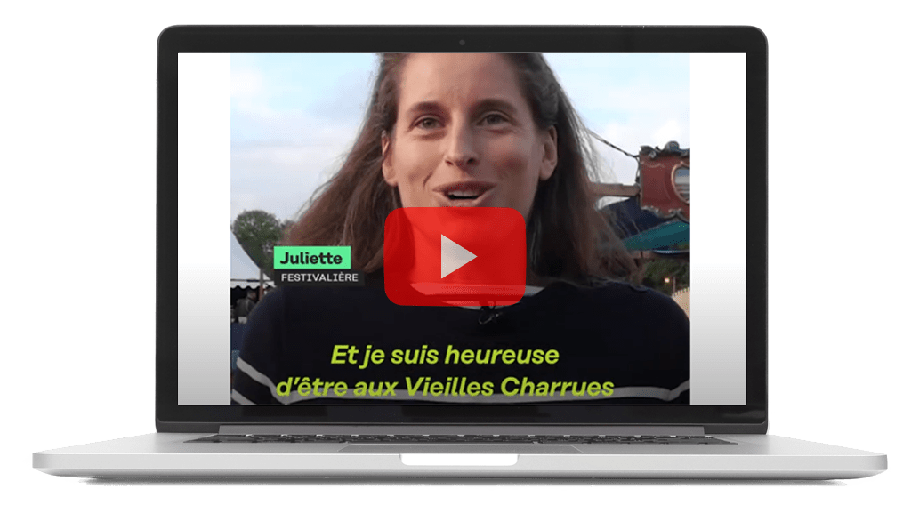 Interwiev de Juliette et Matthieu au festival Les Vieilles Charrues